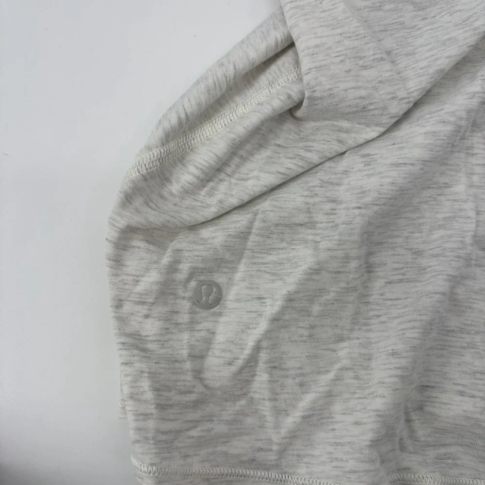 Lululemon‎ Tie It Back Tank Top Gray Women's Size 4/6 Logo Sleeveless *Read Desc